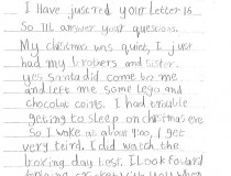 To help explain his journey and condition, Harry wrote this letter to his friend.